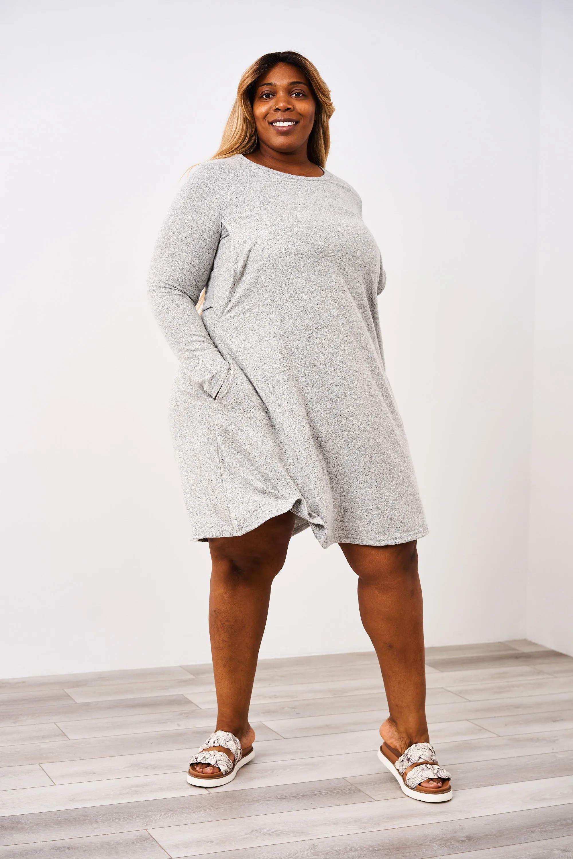 Latched Mama Sweater Nursing Dress