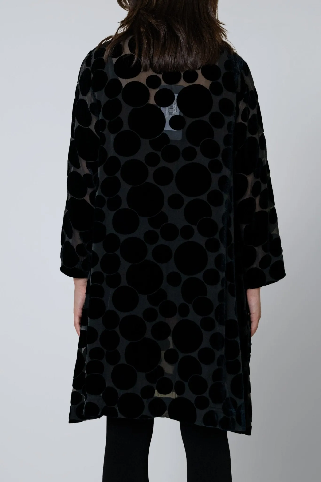 Leaf Print Silk Shirt - Black