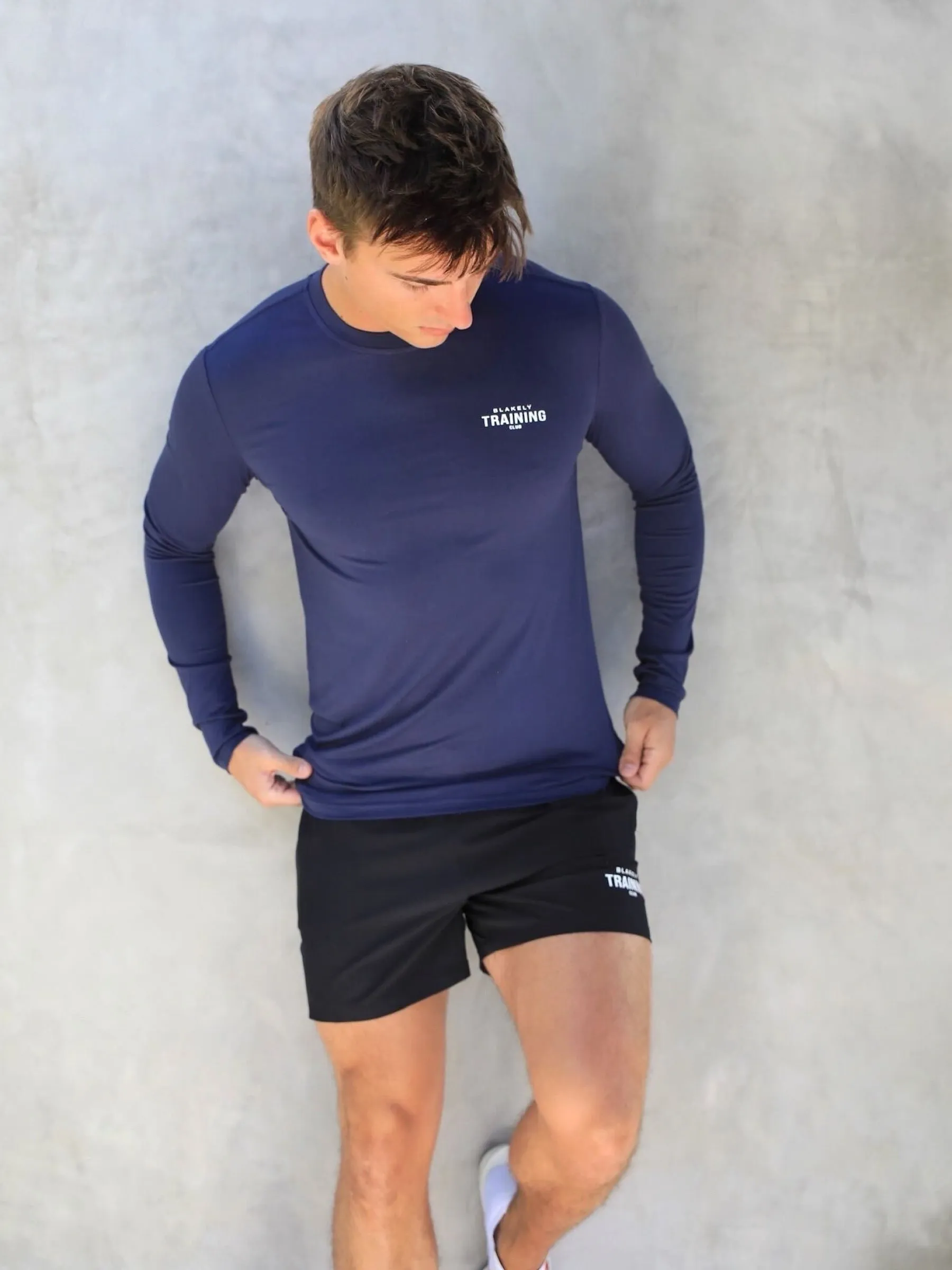 Long Sleeve Training T-Shirt - Navy