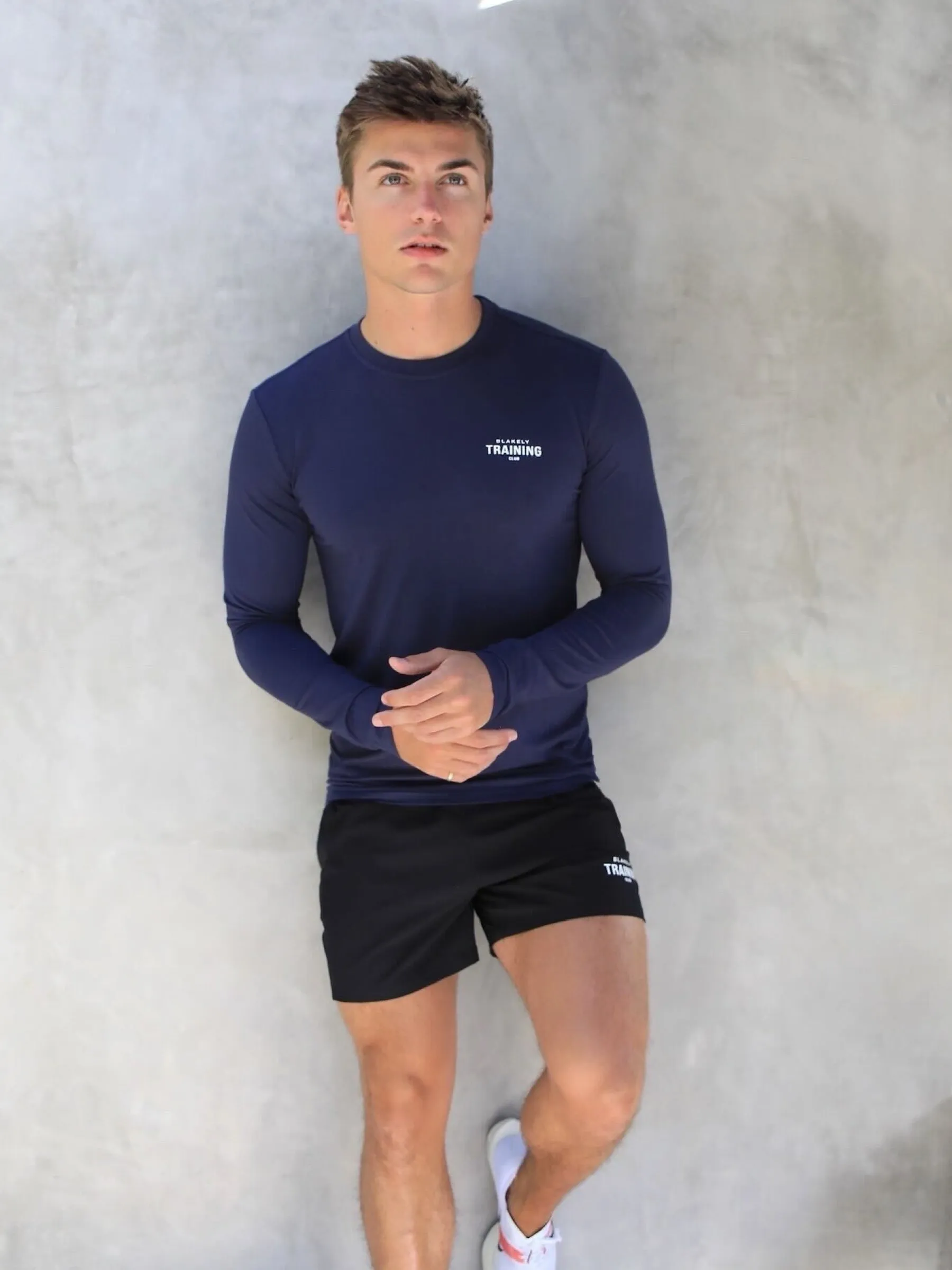 Long Sleeve Training T-Shirt - Navy