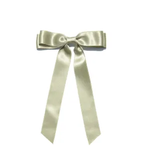 Loren Hope x Bardot Bow Gallery - Silk Hair Bow in Sage