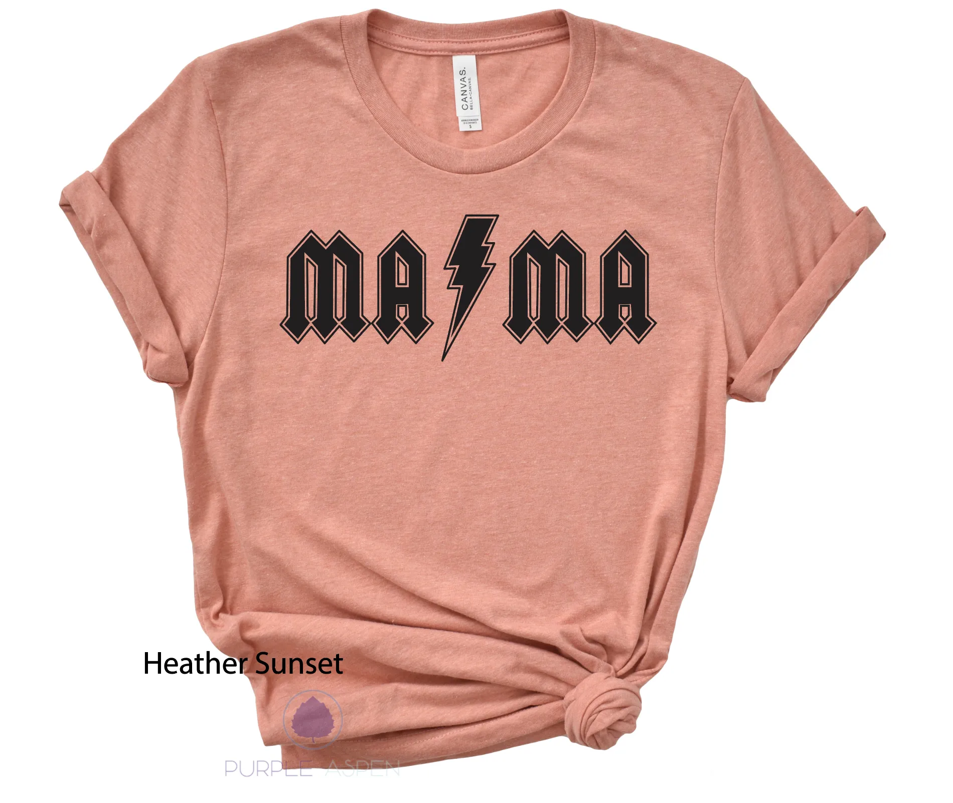 Mama Rocker AC/DC Logo Tee Shirt