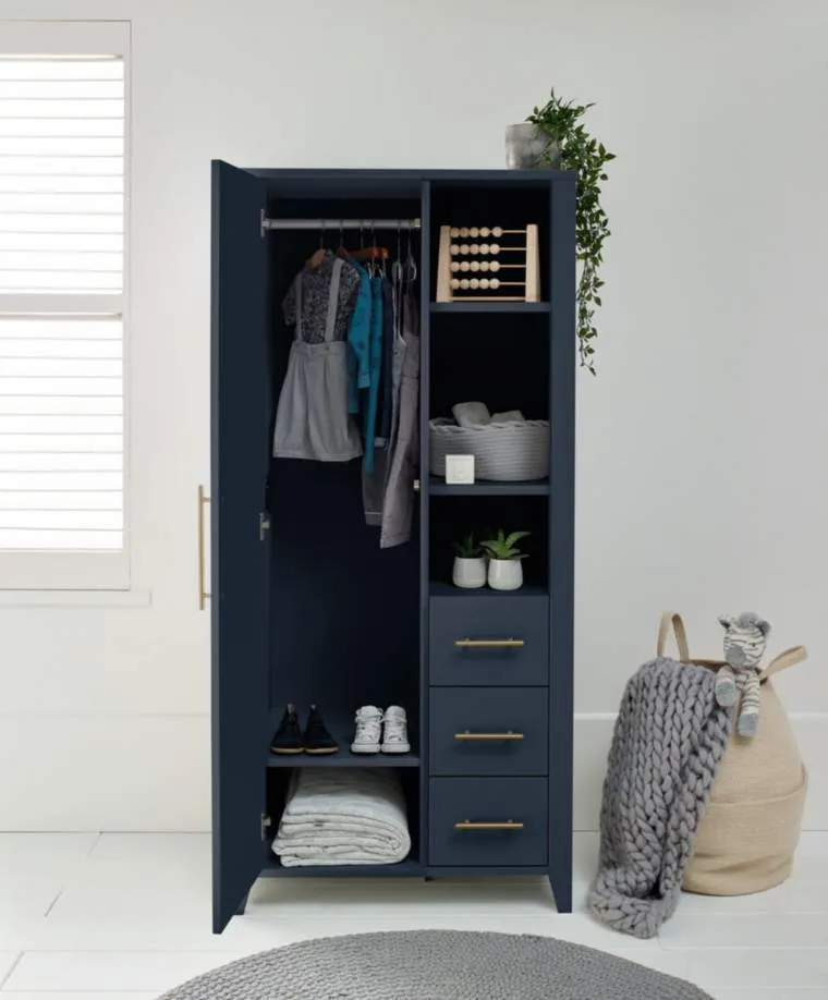 Mamas & Papas Melfi 3pc Storage Wardrobe Set - Midnight Blue