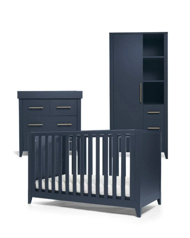 Mamas & Papas Melfi 3pc Storage Wardrobe Set - Midnight Blue