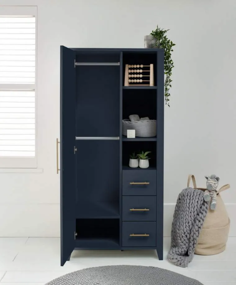 Mamas & Papas Melfi 3pc Storage Wardrobe Set - Midnight Blue