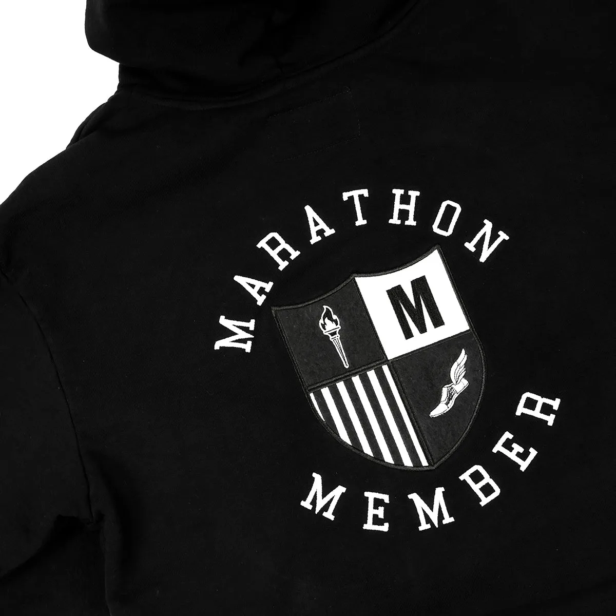 Marathon Members Hoodie - Black