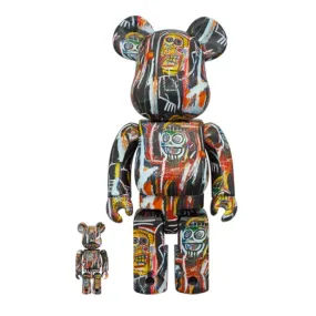 MEDICOM TOY BE@RBRICK BASQUIAT #11 400% & 100% SET