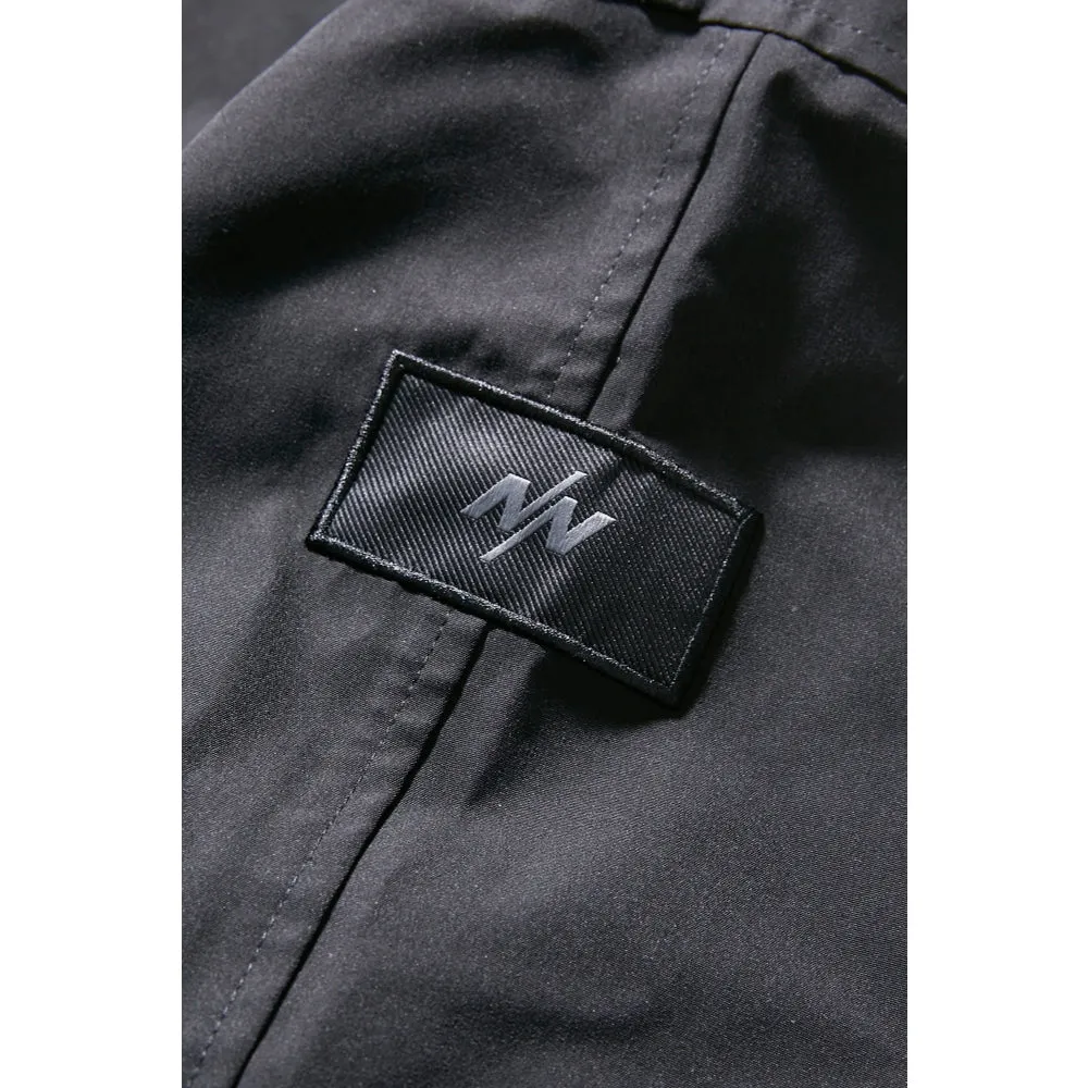 NINE POINT NINE ELEMENT 3L SHELL COACH JACKET-BLACK