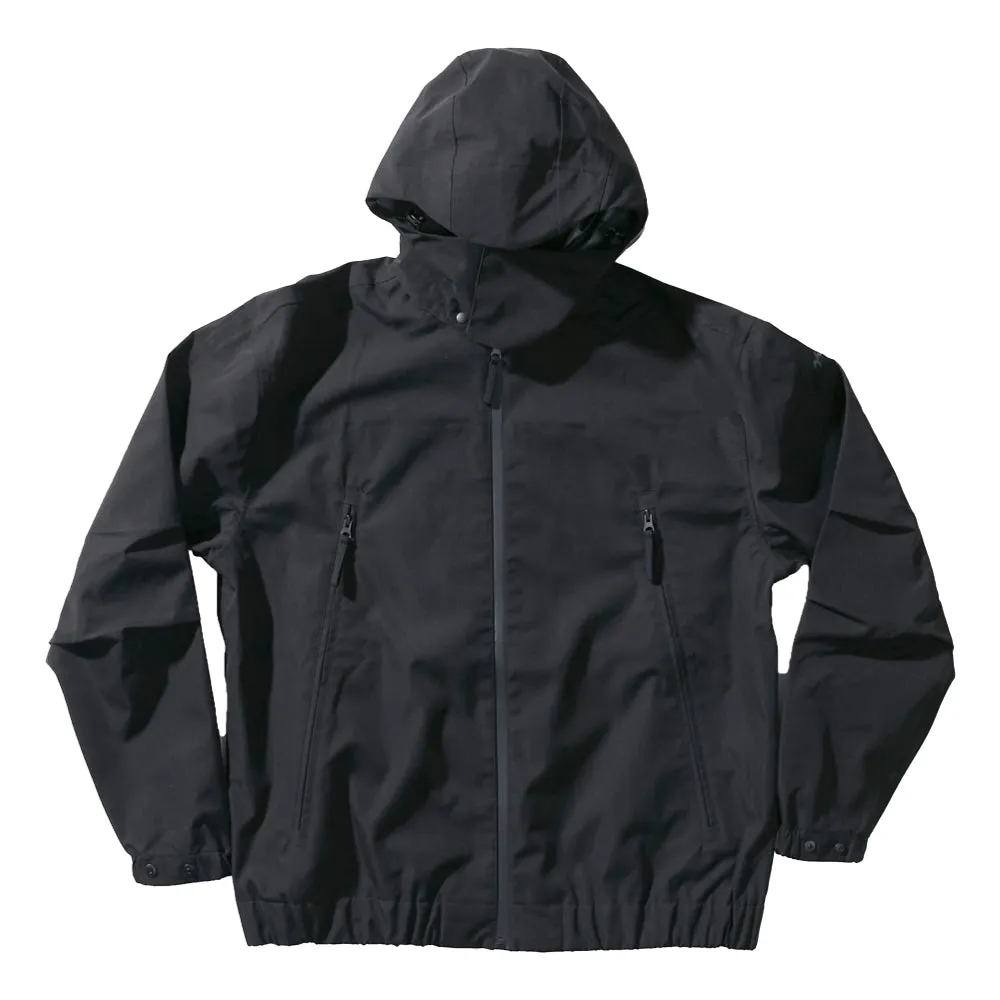 NINE POINT NINE ELEMENT 3L SHELL COACH JACKET-BLACK