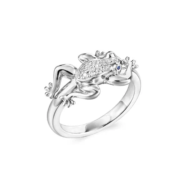 Pavé Leaping Coqui Ring