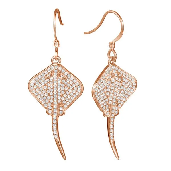 Pavé Stingray Earrings