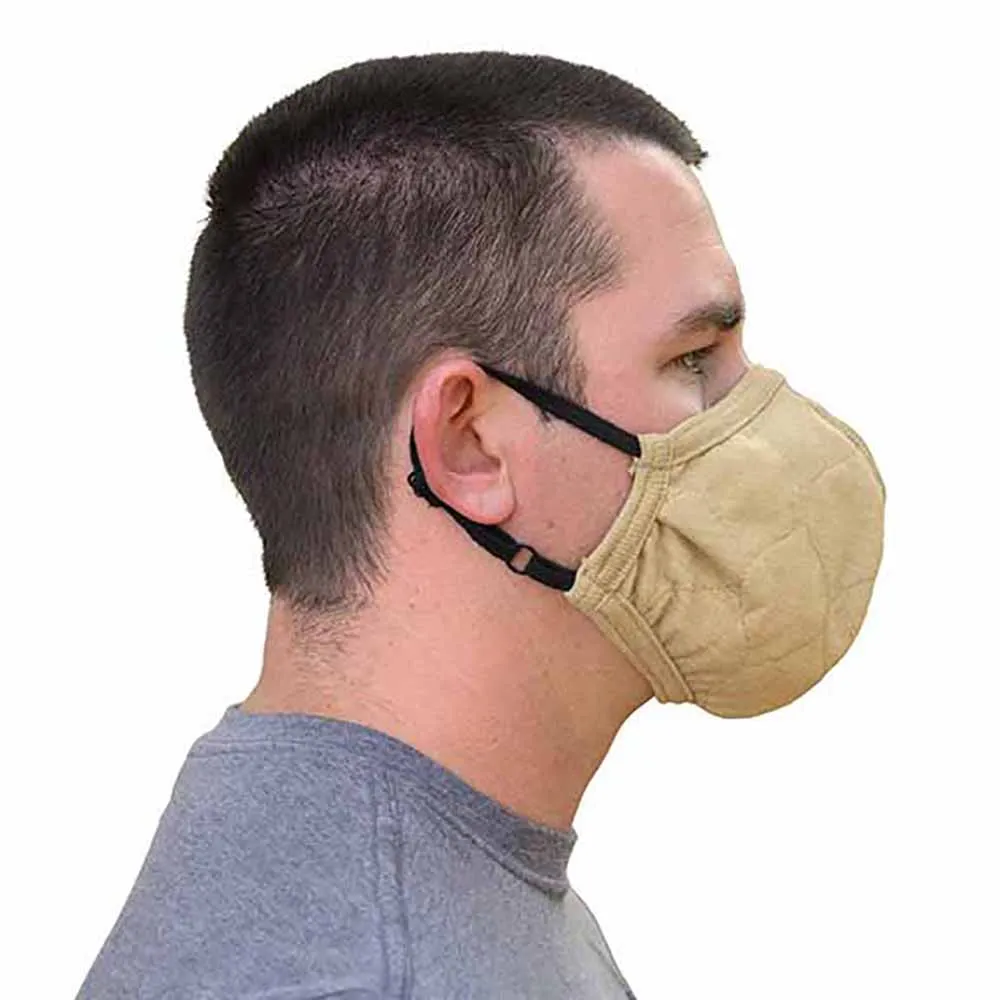 PGI BarriAire Gold Face Mask with Adjustable Ear Elastic