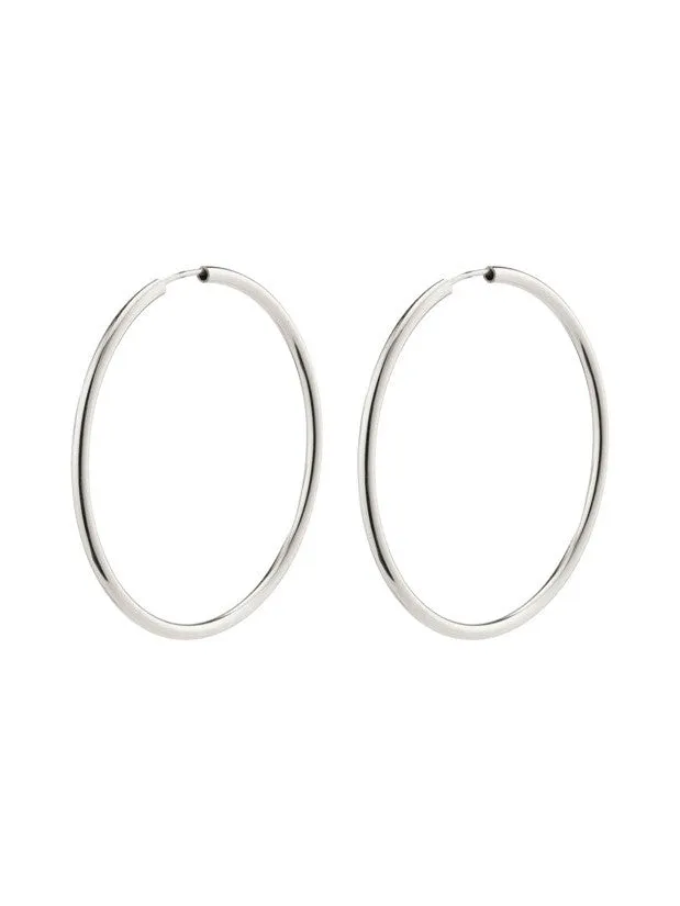 PILGRIM April Recycled Medium Hoop Earrings