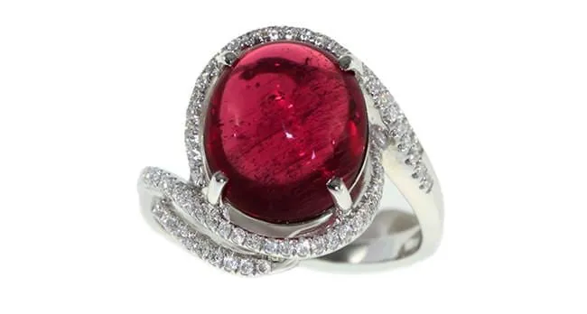 Pink Tourmaline Ring 5.52ct