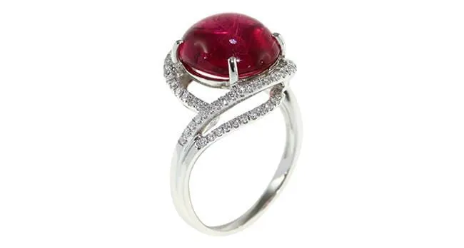 Pink Tourmaline Ring 5.52ct