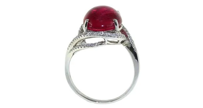 Pink Tourmaline Ring 5.52ct