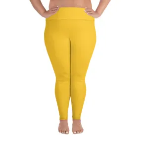 Plus Size Leggings Yellow