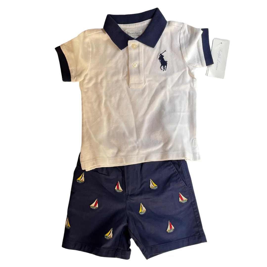 Ralph Lauren Bermuda Nautica Shorts Set (18 months) | Brand New |