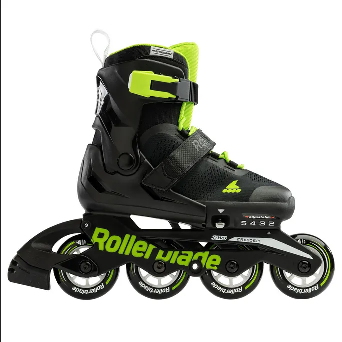 Rollerblade Extendable inline skate for boys Microblade 07221900T83 black green