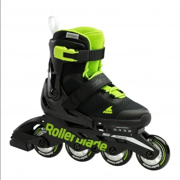 Rollerblade Extendable inline skate for boys Microblade 07221900T83 black green