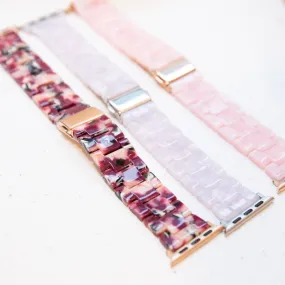 Rosetta Resin Watch Strap - Pink Mix - 42mm/44mm