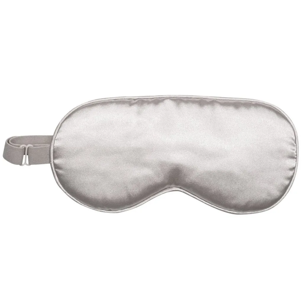 Satin Eye Mask - Silver