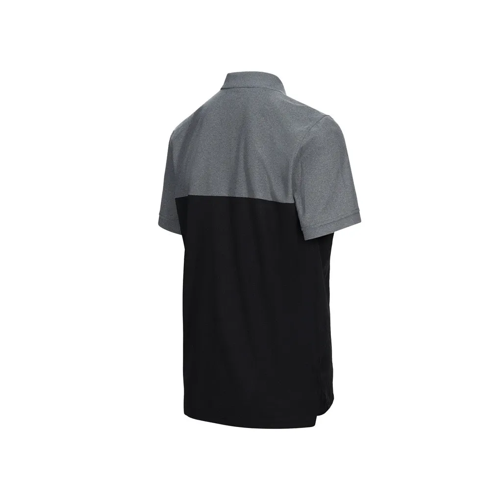 Spin Polo Herren-Shirt Black