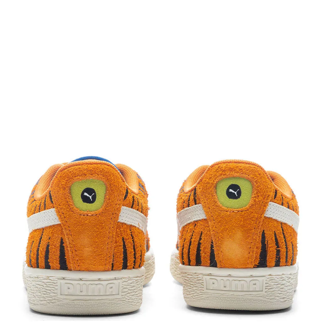 Suede x Tony the Tiger Jr. (GS) - Flame Orange/Vaporous Grey