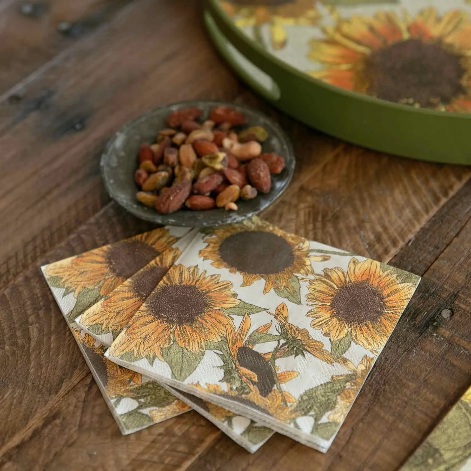 Sunflowers Paper Cocktail Napkins (Pack of 20)