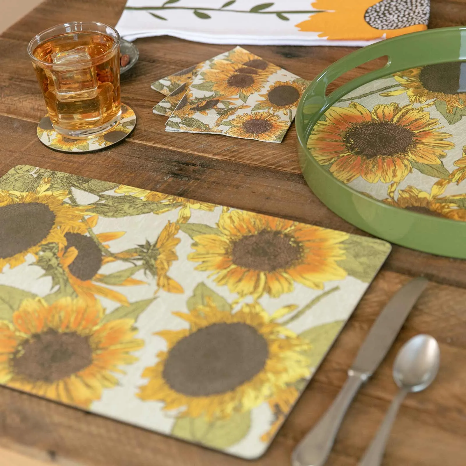 Sunflowers Paper Cocktail Napkins (Pack of 20)