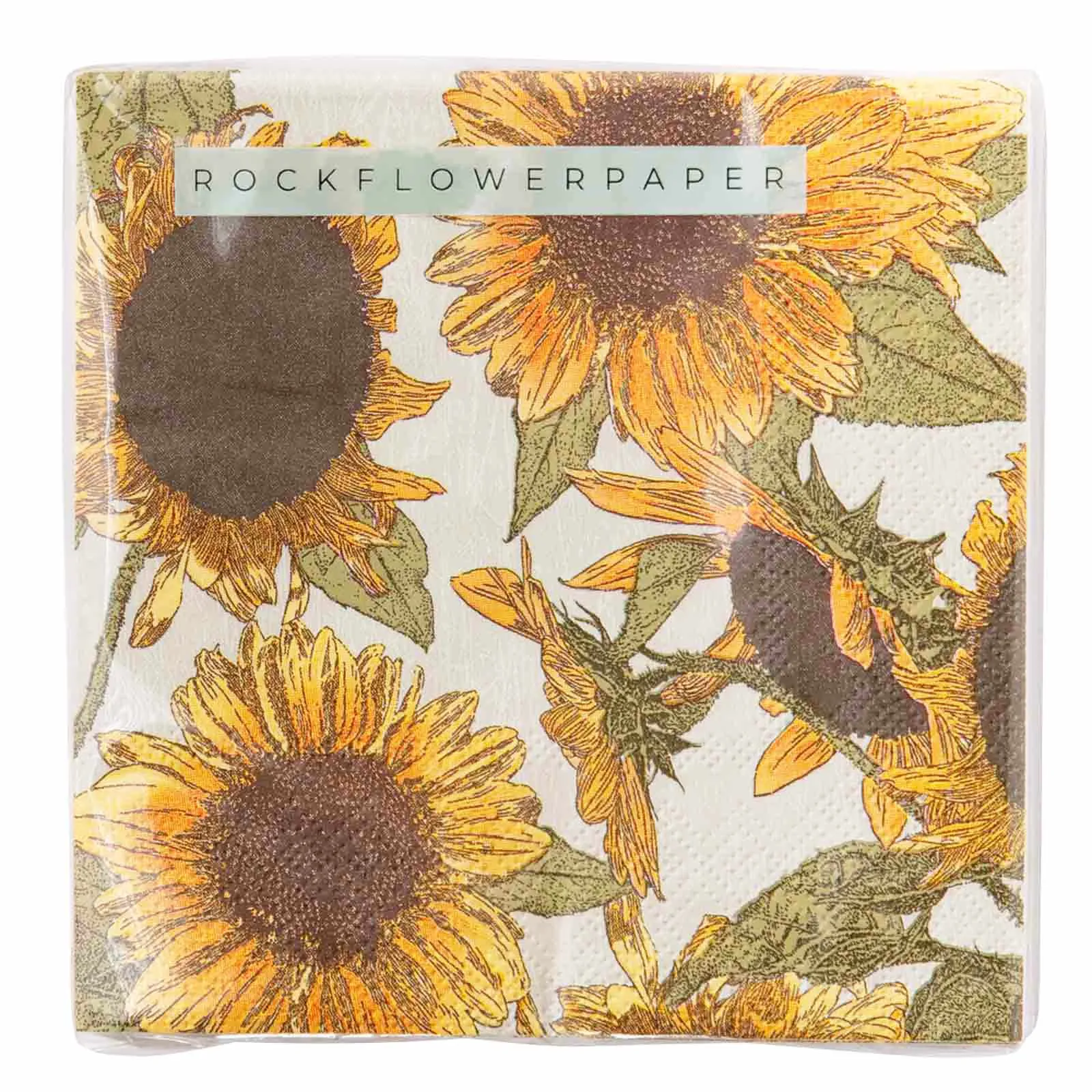 Sunflowers Paper Cocktail Napkins (Pack of 20)