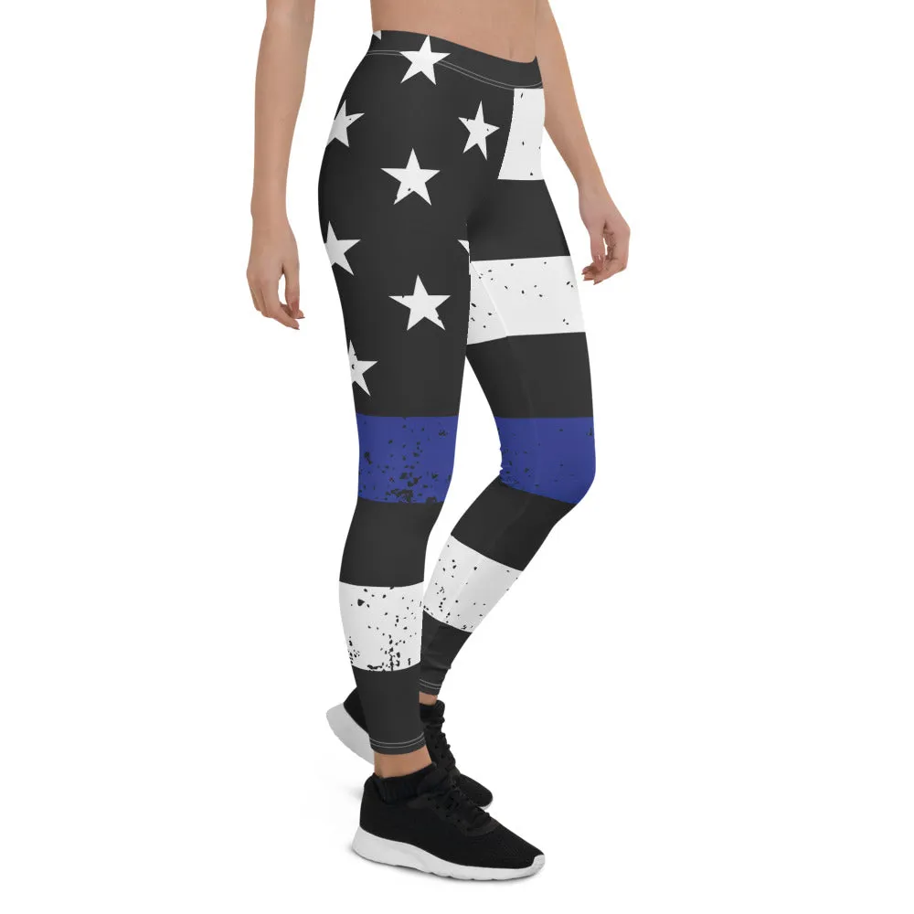 Thin Bue line Leggings