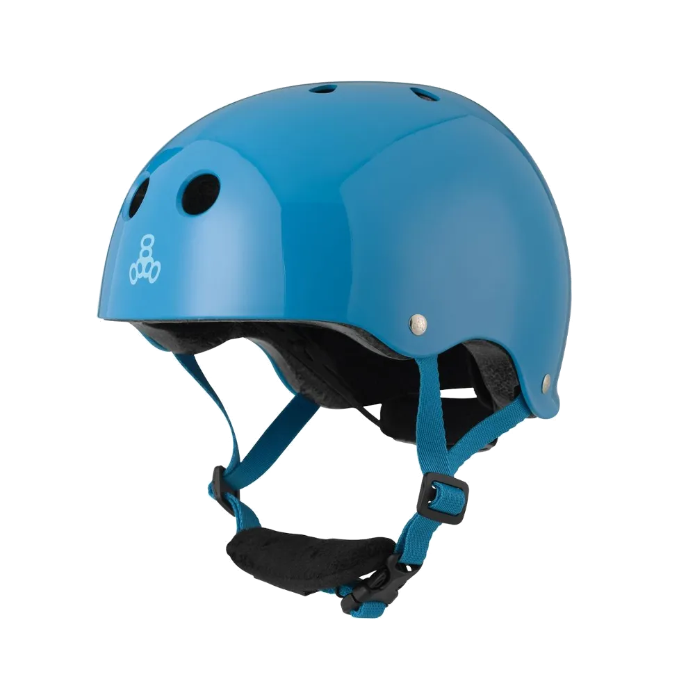 Triple 8 Lil 8 Dual Certified Helmet - Blue Gloss