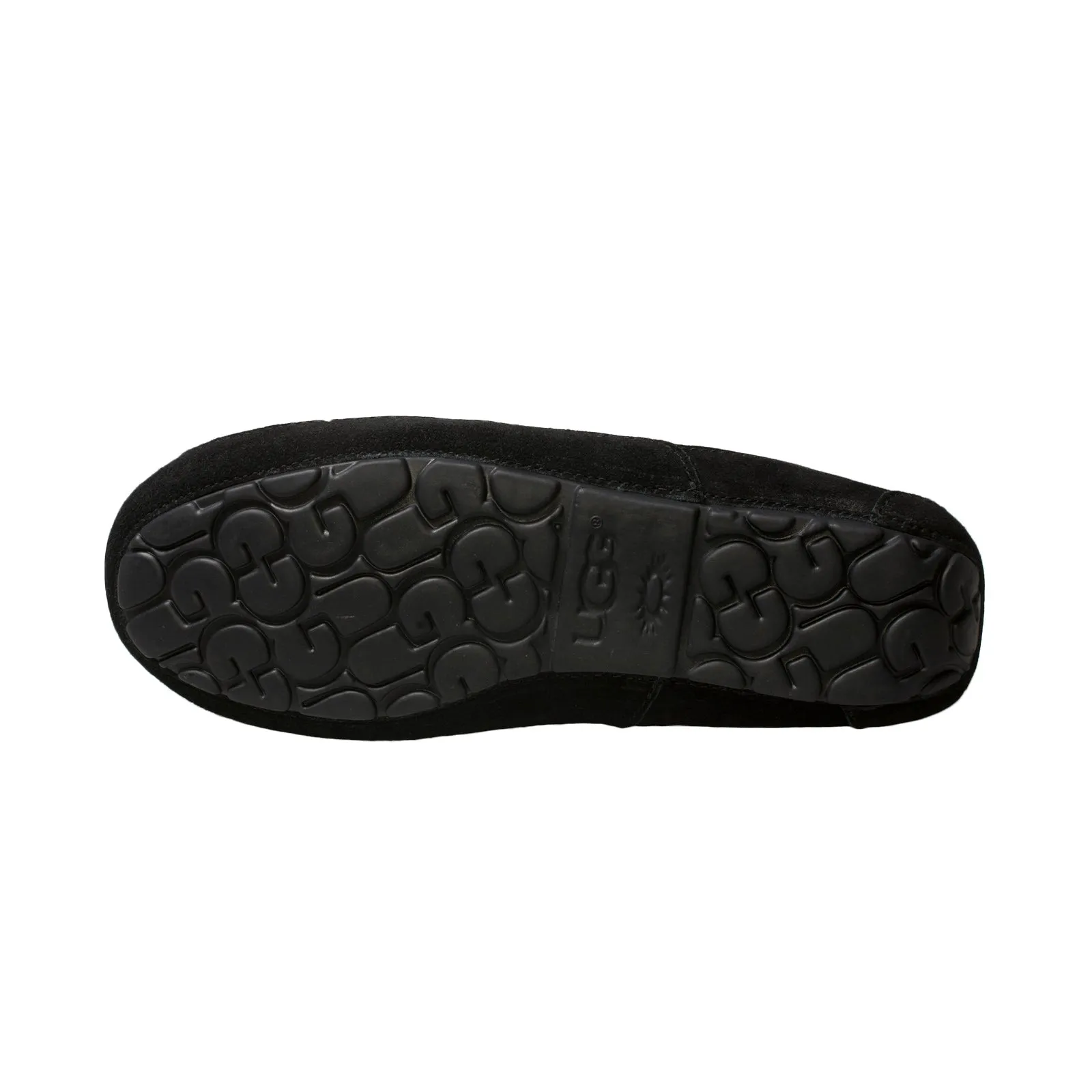 UGG Ascot Black Black Slippers - Men's