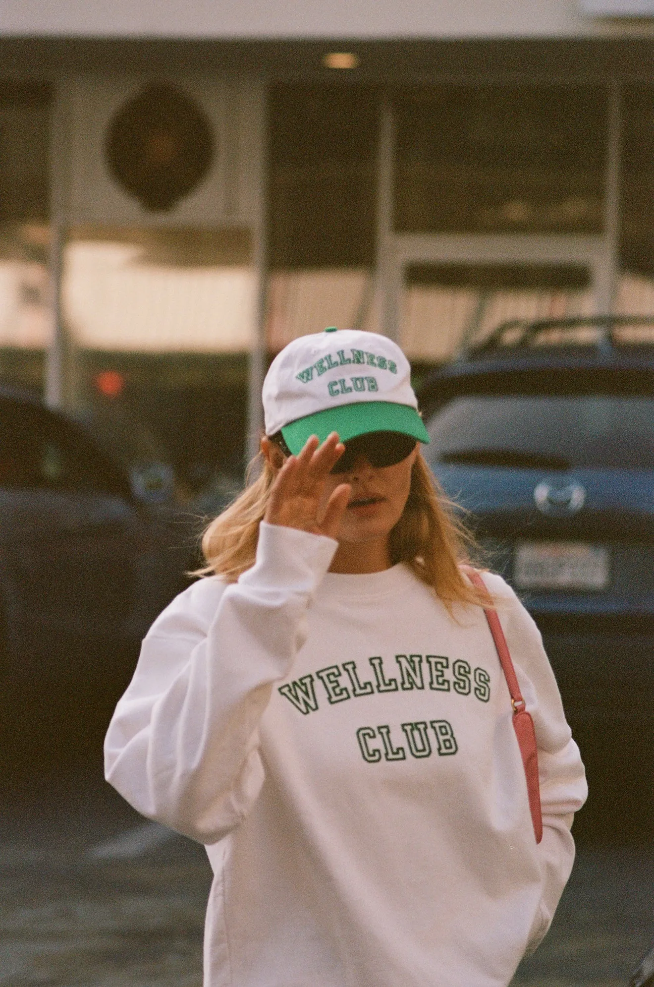 Wellness Club Crewneck - White/Verde