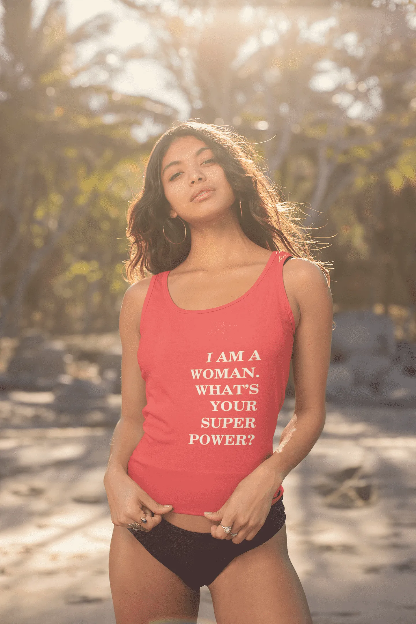 Woman Superpower | Inspire Organic Ladies Tank Top