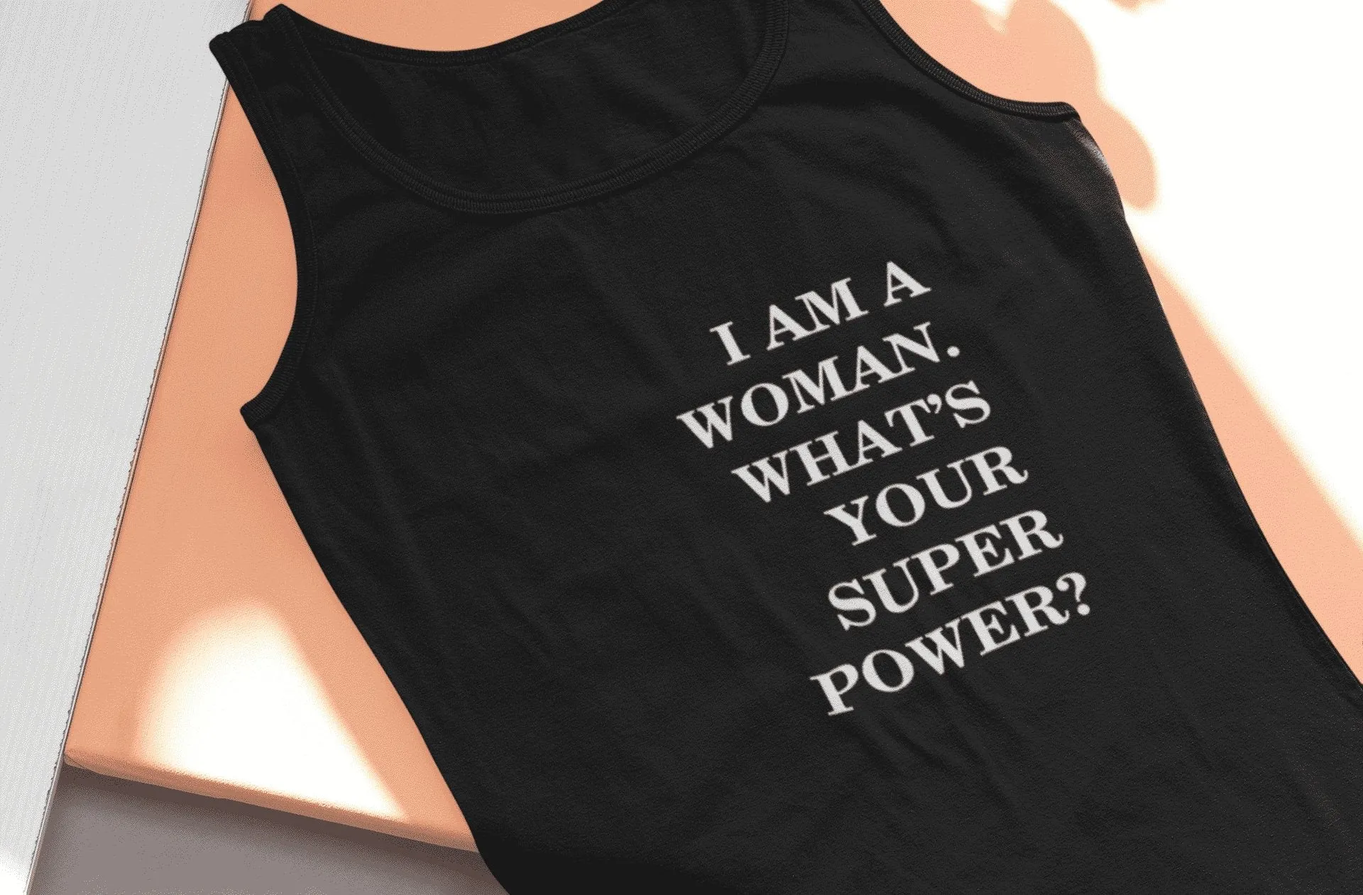 Woman Superpower | Inspire Organic Ladies Tank Top