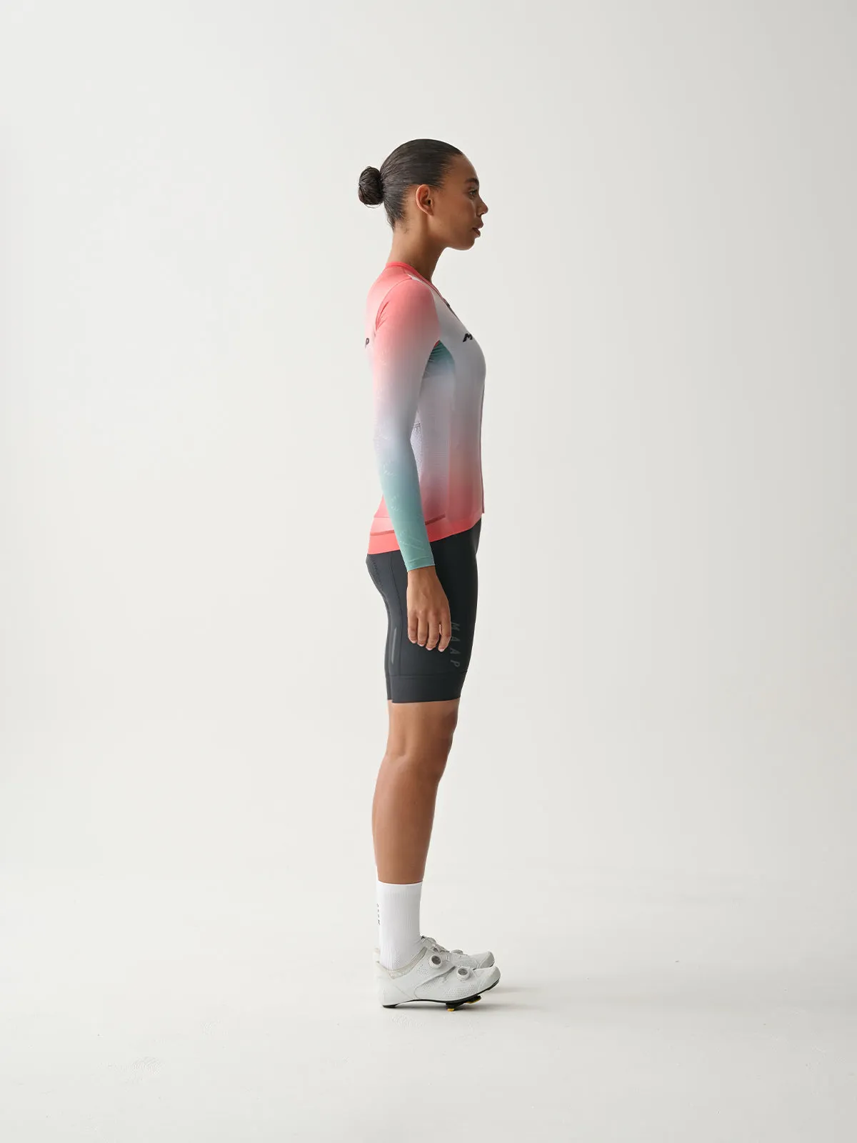 Women's Blurred Out Pro Hex LS Jersey