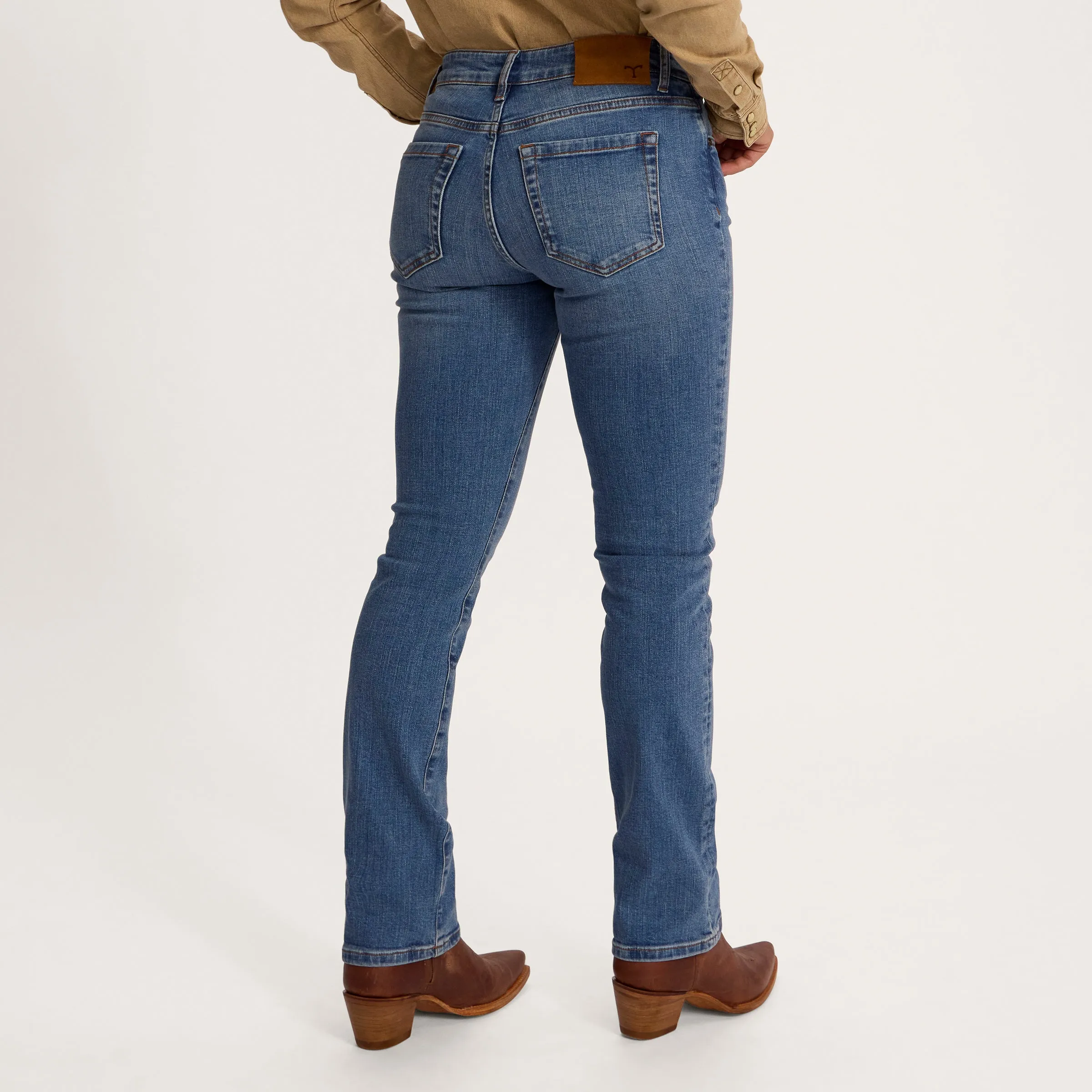 Women's High-Rise Straight Jeans