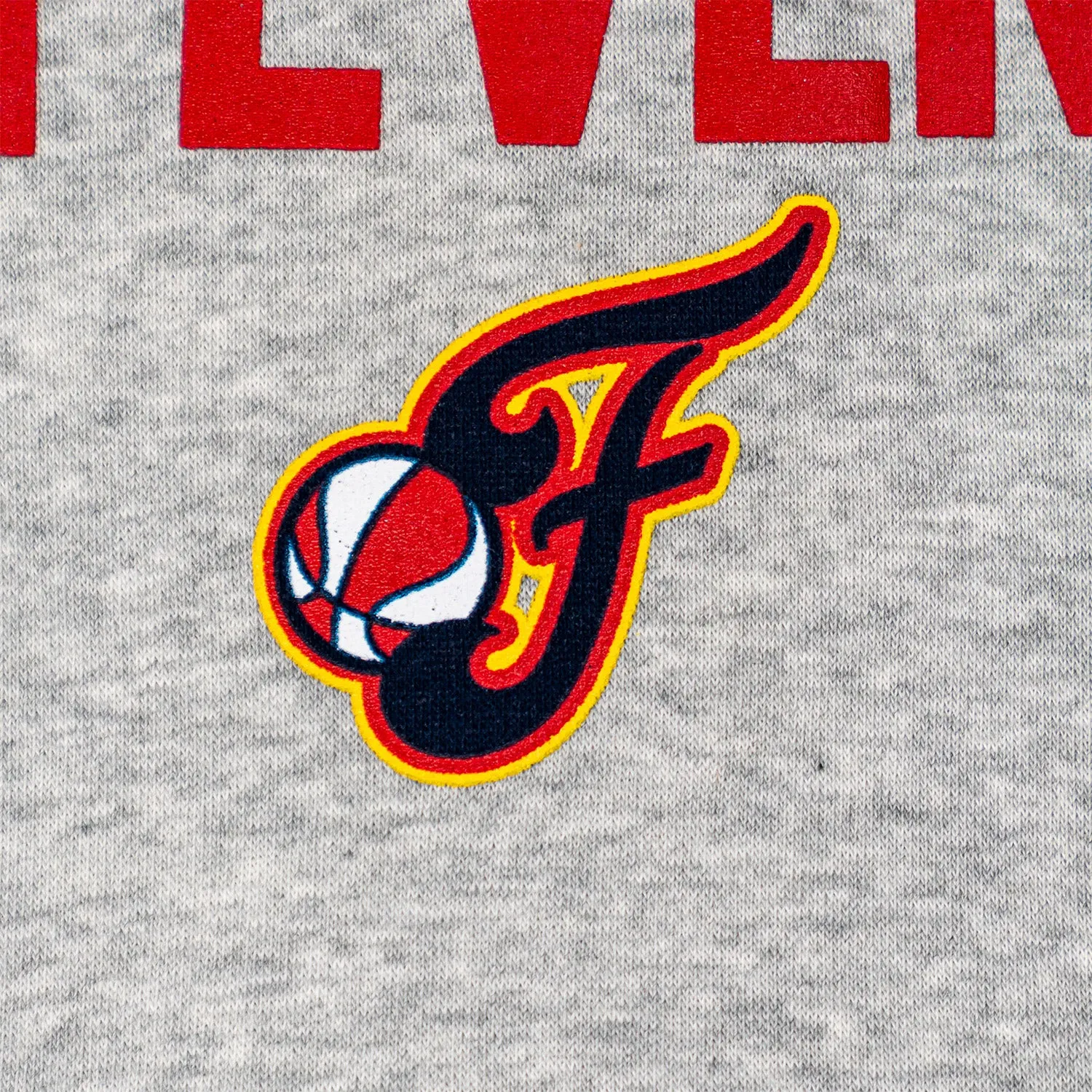 Womens Indiana Fever Wordmark With Logo Varsity Hooded Sweatshirt in Grey by Nike