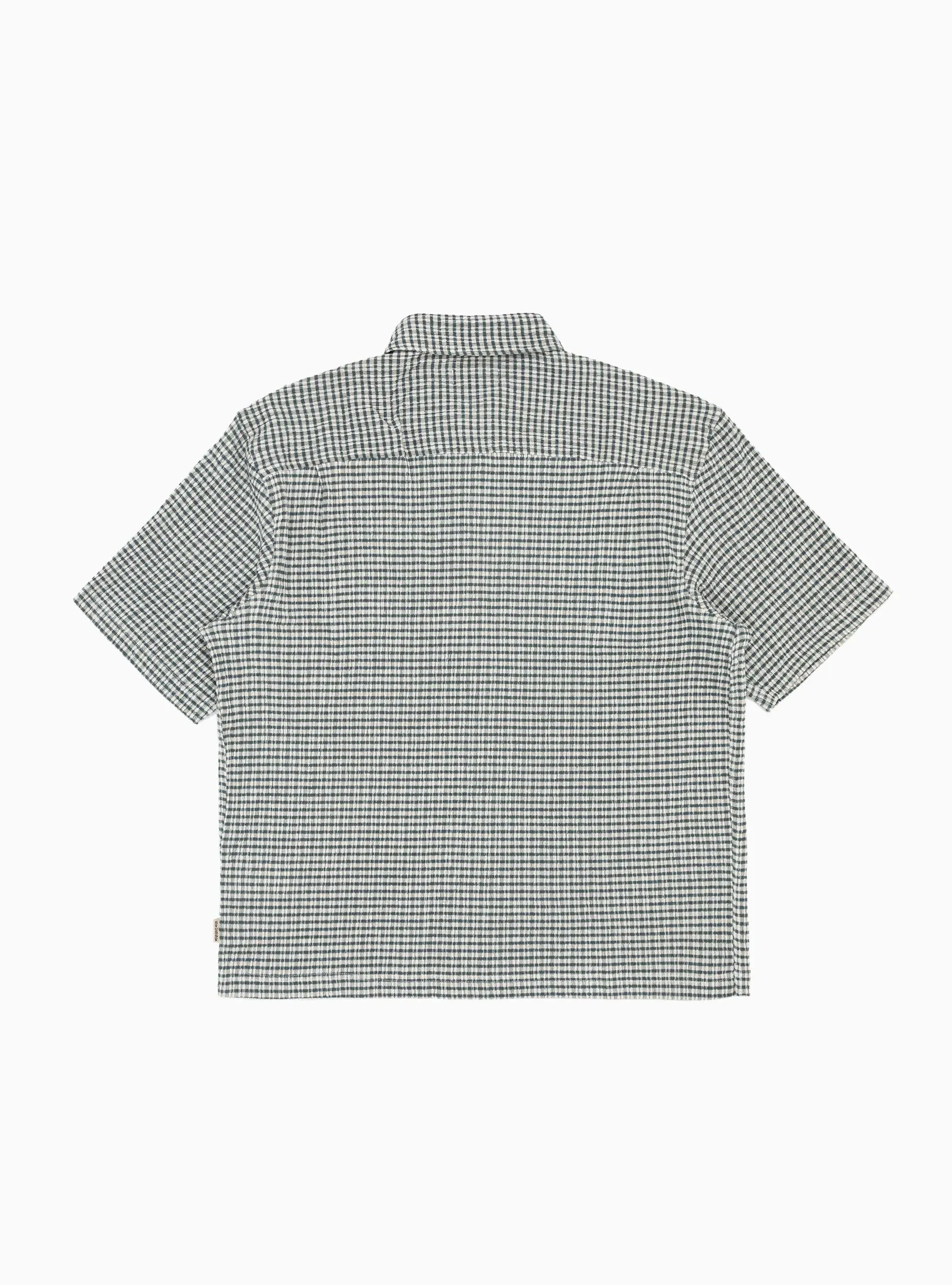 Wrinkly Shirt Green Gingham