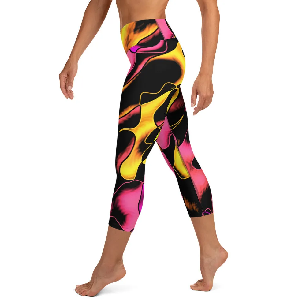 Yoga Capri Leggings Pretty Pink