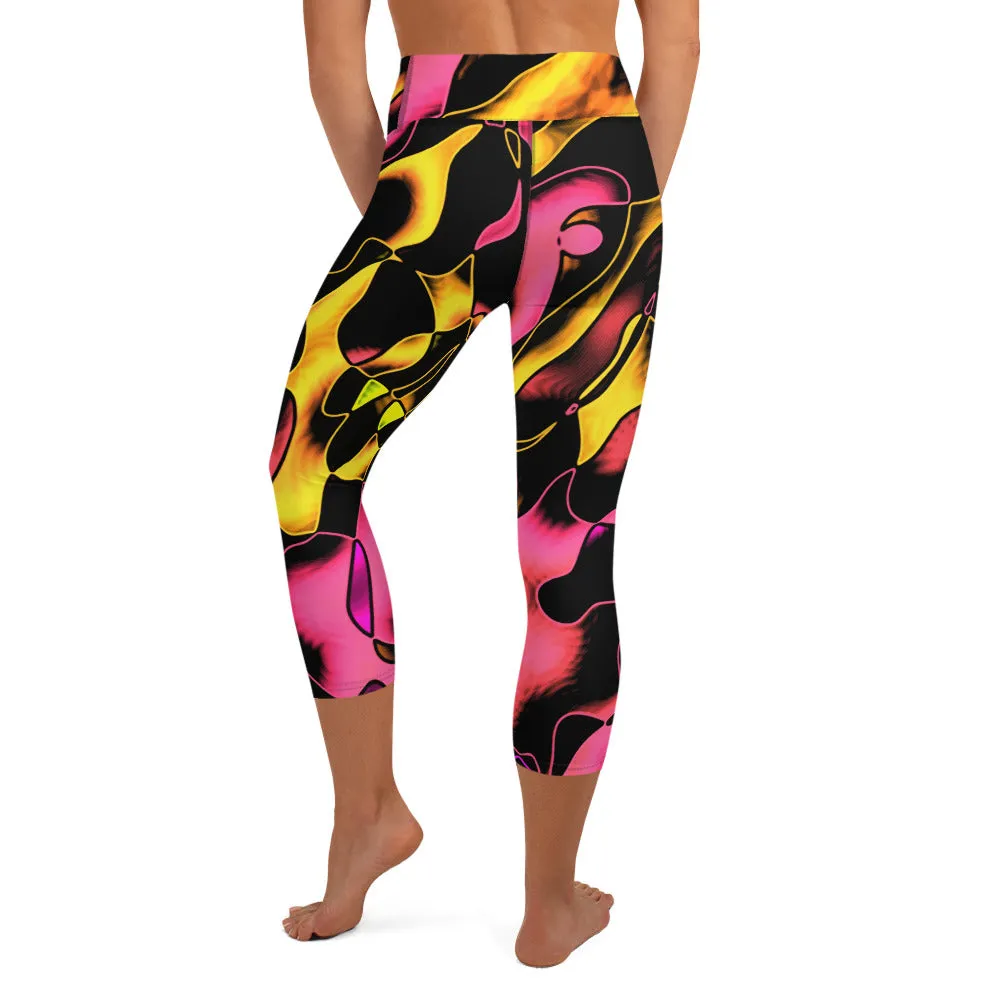 Yoga Capri Leggings Pretty Pink